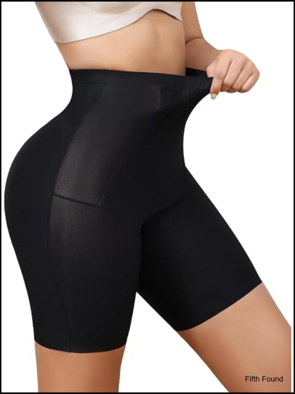 High Waisted Tummy Control Shapewear Shorts with Steel Bones